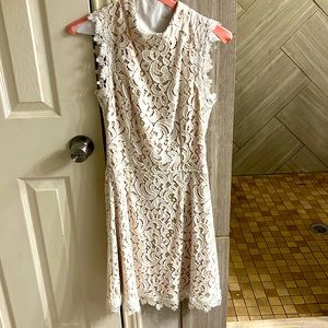 Cocktail white dress.